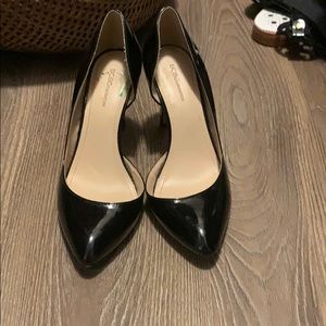 BCBG patent leather heels